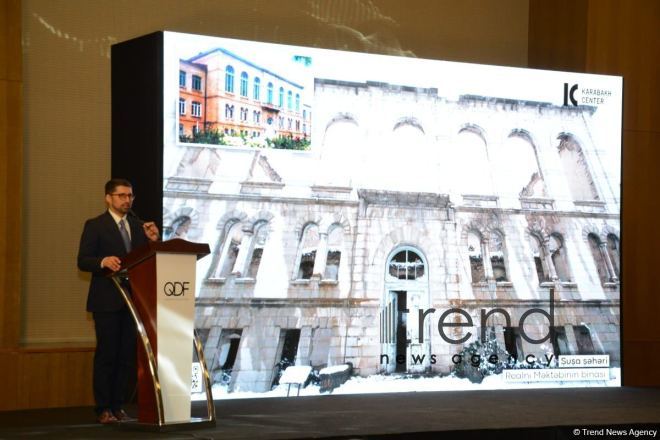 Karabakh.Center  online resource presentation held in Baku Azerbaijan Baku 30  June 2021
